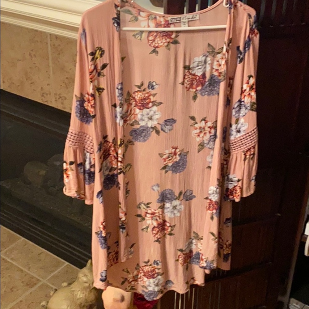 Sheer cardigan